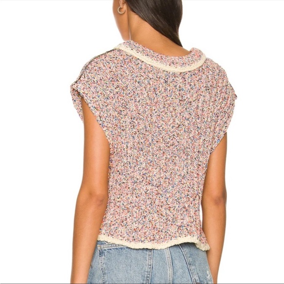 NWT Free People Desert Rainbow Knit Sweater Vest - Picture 8 of 13